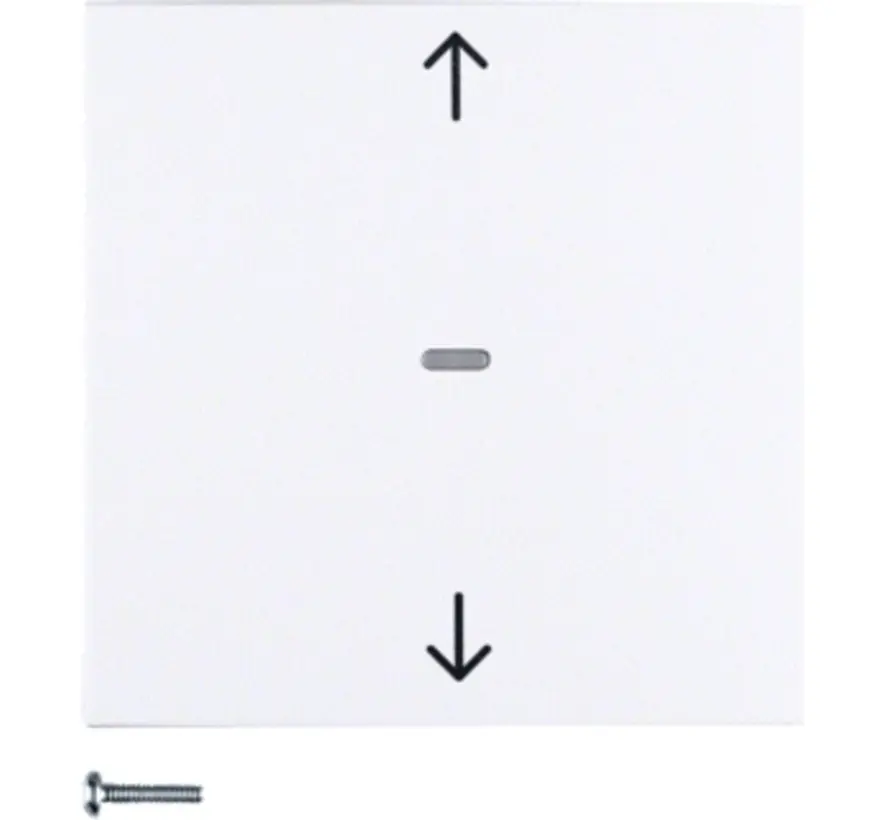 drukknop voor elektronische jaloeziebediening S1/B3/B7 wit mat (85241188)