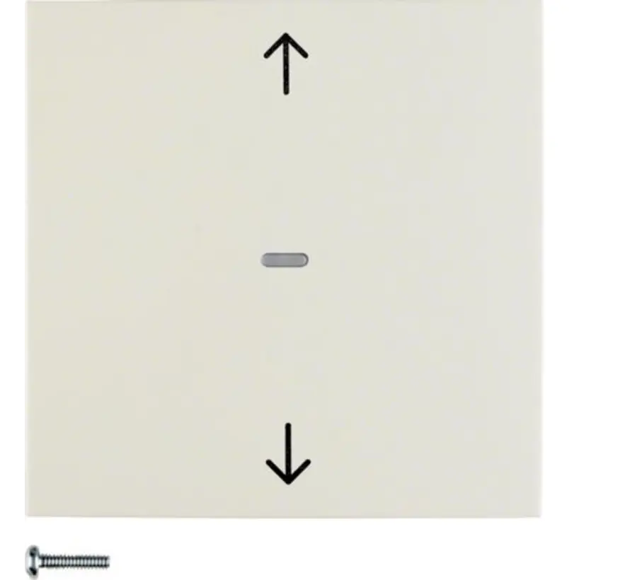 drukknop voor elektronische jaloeziebediening S1/B3/B7 creme glans (85241182)