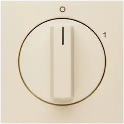 Berker draaiknop voor draaischakelaar aan/uit met opdruk 0-1 S1/B3/B7 creme glans (11508982)