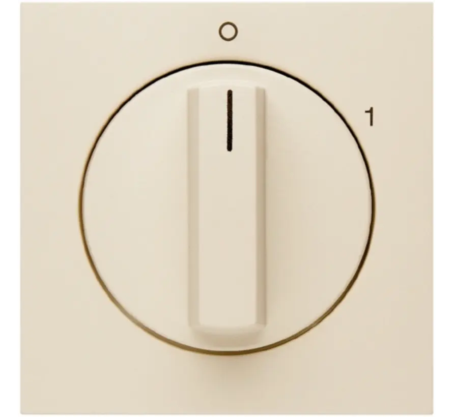 draaiknop voor draaischakelaar aan/uit met opdruk 0-1 S1/B3/B7 creme glans (11508982)