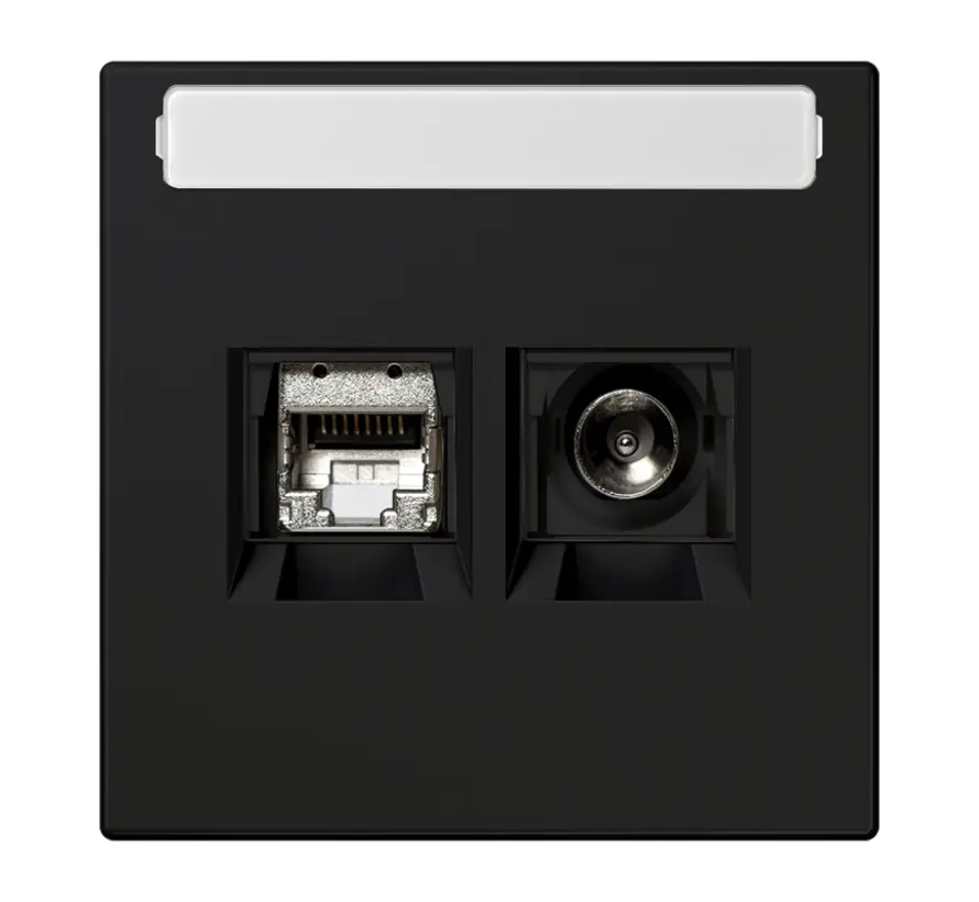 Smart-TV-aansluitdoos LS990 grafietzwart mat (MMD LS 4521 SWM)