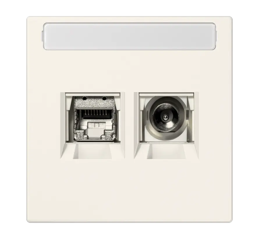 Smart-TV-aansluitdoos LS990 creme (MMD LS 4521)