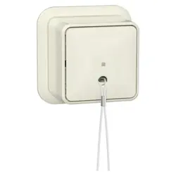 Gira trekschakelaar opbouw creme (314610)