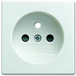 Busch-Jaeger centraalplaat voor wandcontactdoos met penaarde Balance SI wit glans (2399 UCB-914-500)