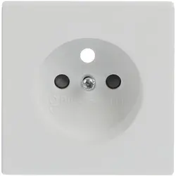 Busch-Jaeger centraalplaat voor wandcontactdoos met penaarde Future Linear studiowit mat (2399 UCKS-884)