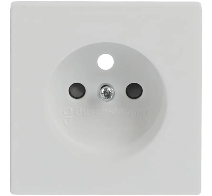 centraalplaat voor wandcontactdoos met penaarde Future Linear studiowit mat (2399 UCKS-884)