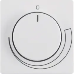 Berker draaiknop toerentalregelaar Q1/Q3/Q7 wit (11376079)