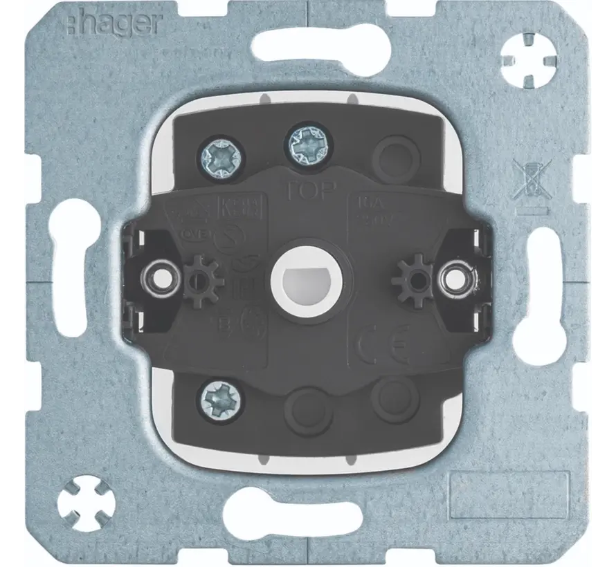 jaloezieschakelaar 1-polig voor centraaldeel met slot (WDE385103)