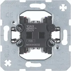 Hager Berker 2-polige uitschakelaar 10A (WDE613032)