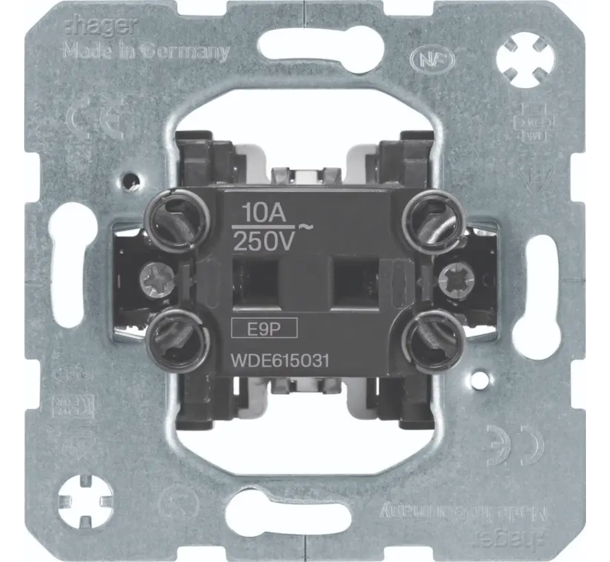 pulsdrukker maakcontact 10A (WDE615031)