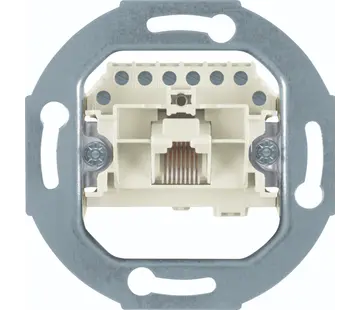Hager Berker RJ45 data wandcontactdoos CAT3 1-voudig 8-aderig (WDF41073)