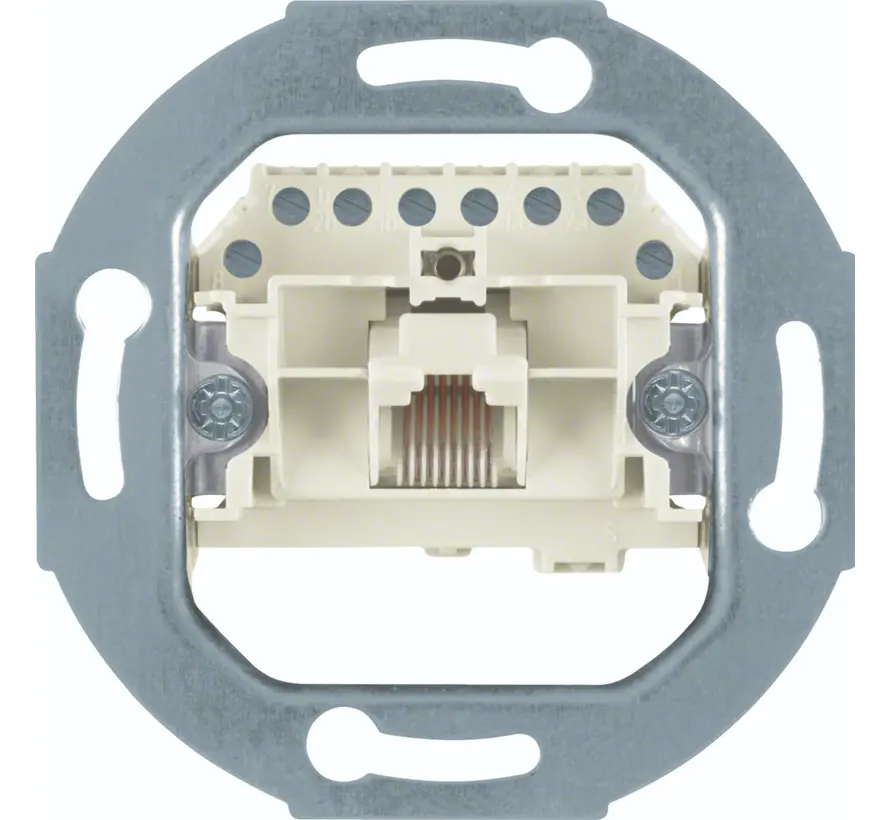RJ45 data wandcontactdoos CAT3 1-voudig 8-aderig (WDF41073)