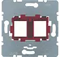 draagring rood modulair jack 2-voudig (WDF4711R)