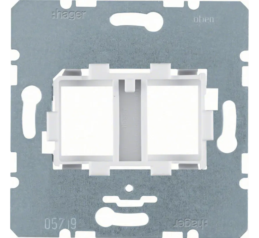 draagplaat mod jacks 2v wit (WDF4712W)