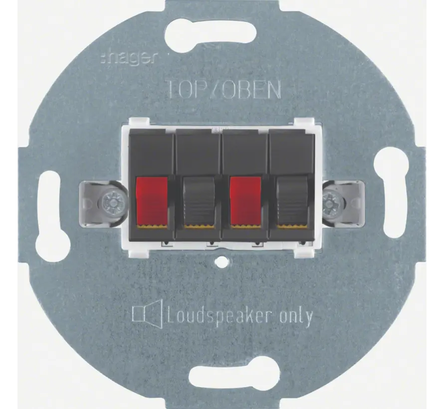 stereo luidsprekeraansluiting antraciet mat (WDF4800AT2)