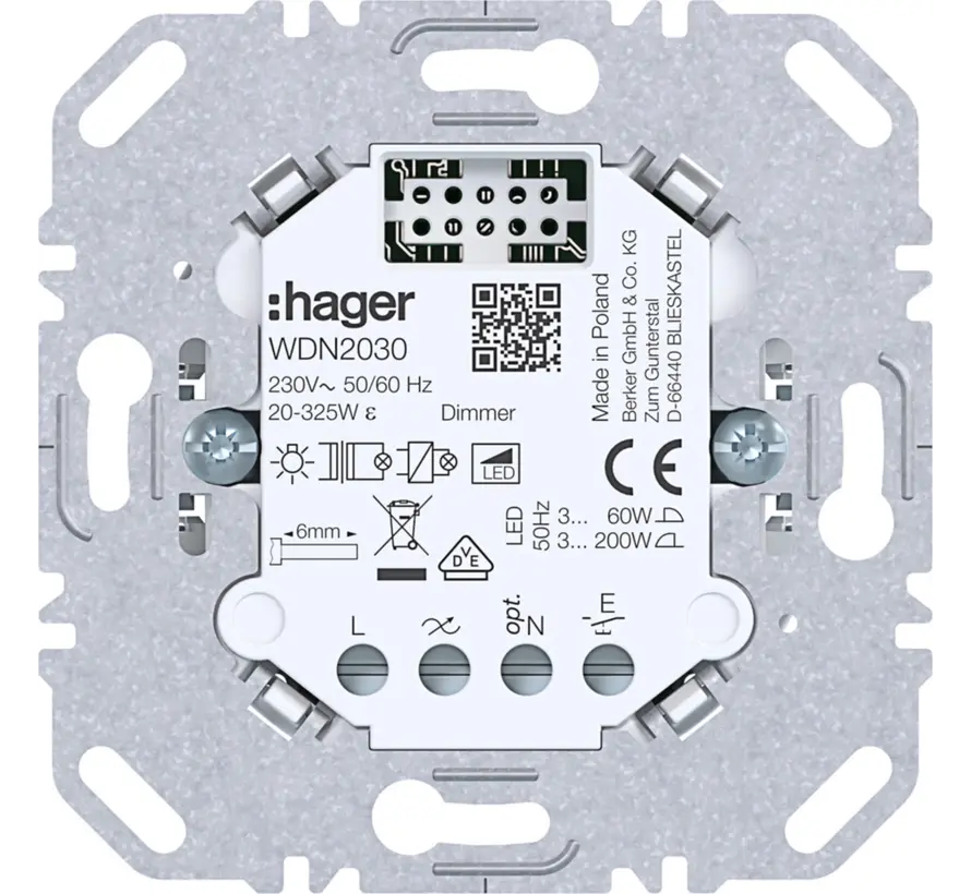 draai-potentiometer DALI met voeding Tunable White (WDN4030)