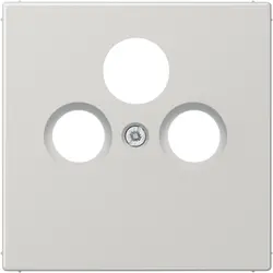 JUNG centraalplaat coax/sat LS990 lichtgrijs (LS 990 SAT LG)