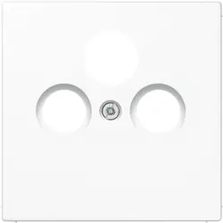 JUNG centraalplaat coax/sat LS990 alpine wit (LS 990 SAT WW)