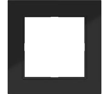 Hager Berker afdekraam 1-voudig A1 nachtzwart glans (WAD6100BG)