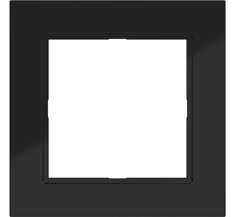 afdekraam 1-voudig A1 nachtzwart glans (WAD6100BG)