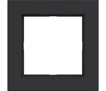 Hager Berker afdekraam 1-voudig A1 nachtzwart mat (WAD6100BM)