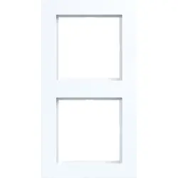 Hager Berker afdekraam 2-voudig A1 lichtwit glans (WAD6200WG)