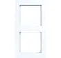 afdekraam 2-voudig A1 lichtwit glans (WAD6200WG)
