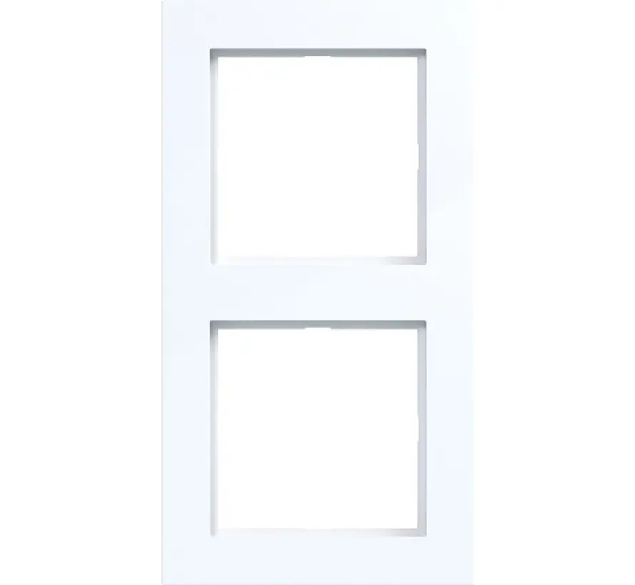 afdekraam 2-voudig A1 lichtwit glans (WAD6200WG)