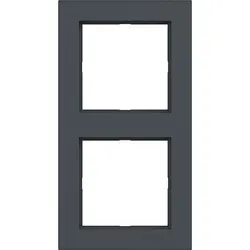 Hager Berker afdekraam 2-voudig A1 antraciet mat (WAD6200AT)