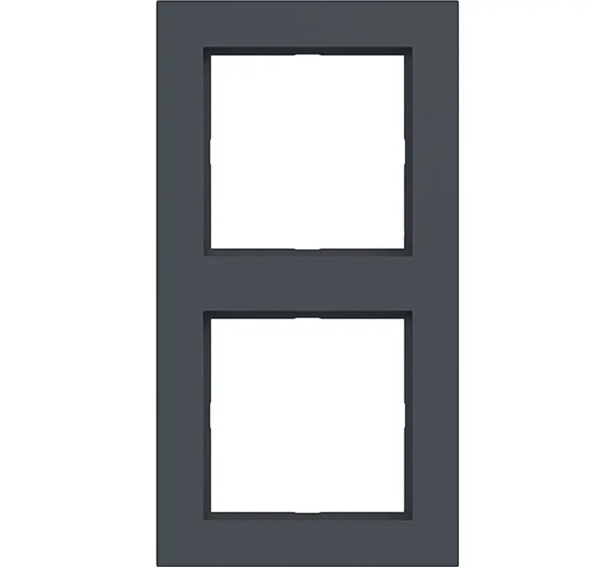 afdekraam 2-voudig A1 antraciet mat (WAD6200AT)