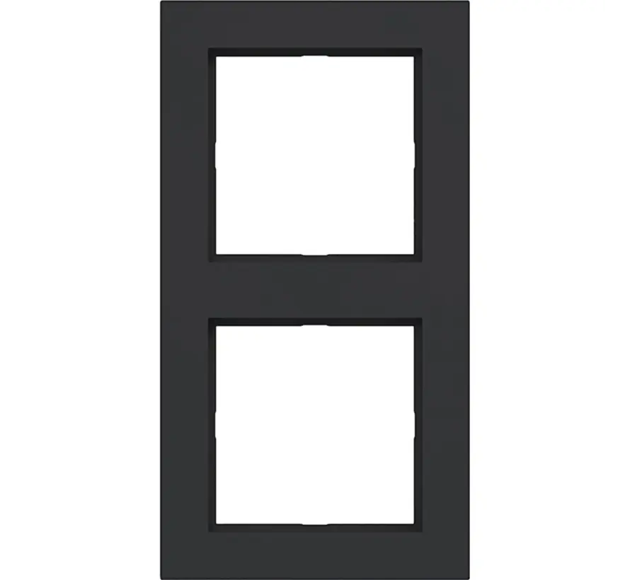 afdekraam 2-voudig A1 nachtzwart mat (WAD6200BM)