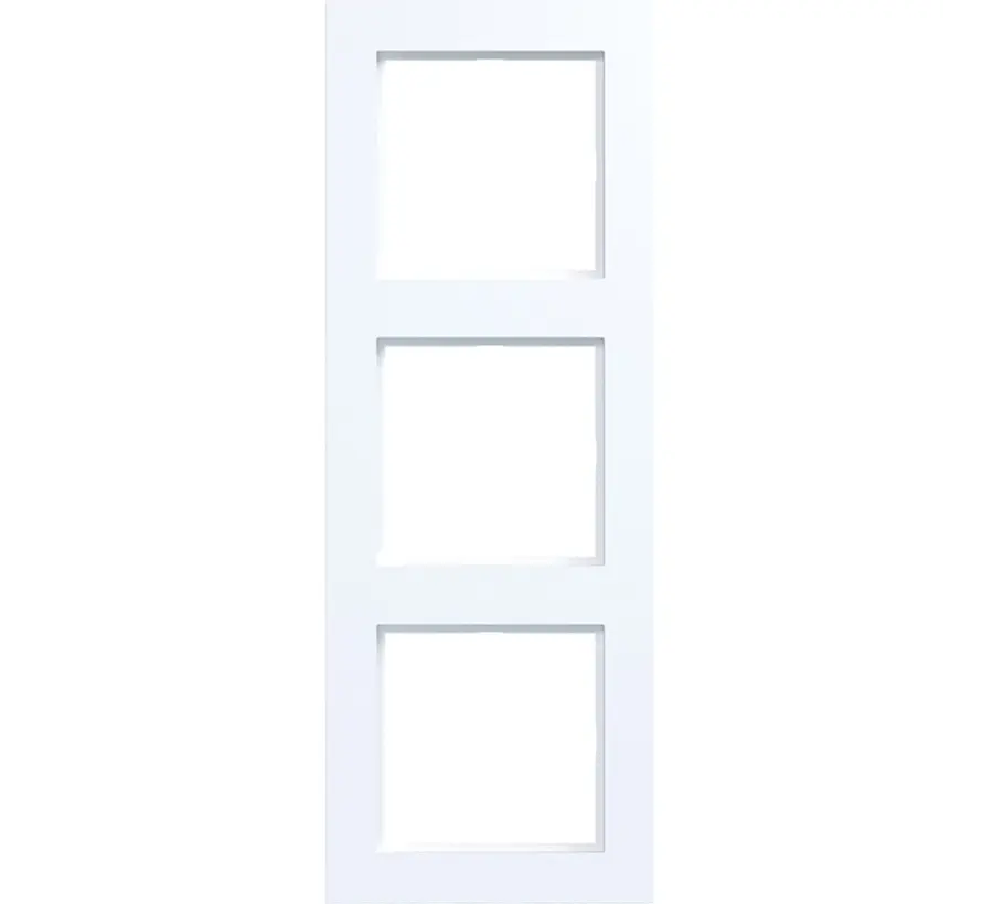 afdekraam 3-voudig A1 lichtwit mat (WAD6300WM)