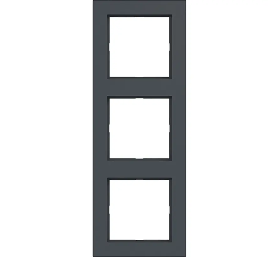 afdekraam 3-voudig A1 antraciet mat (WAD6300AT)