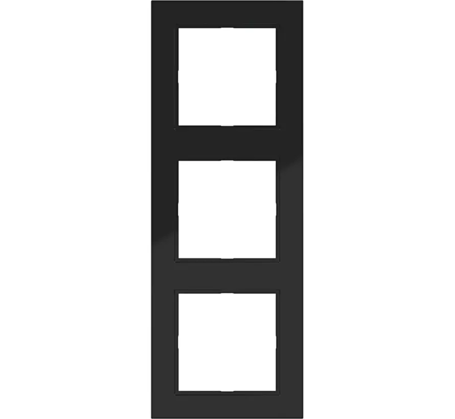afdekraam 3-voudig A1 nachtzwart glans (WAD6300BG)