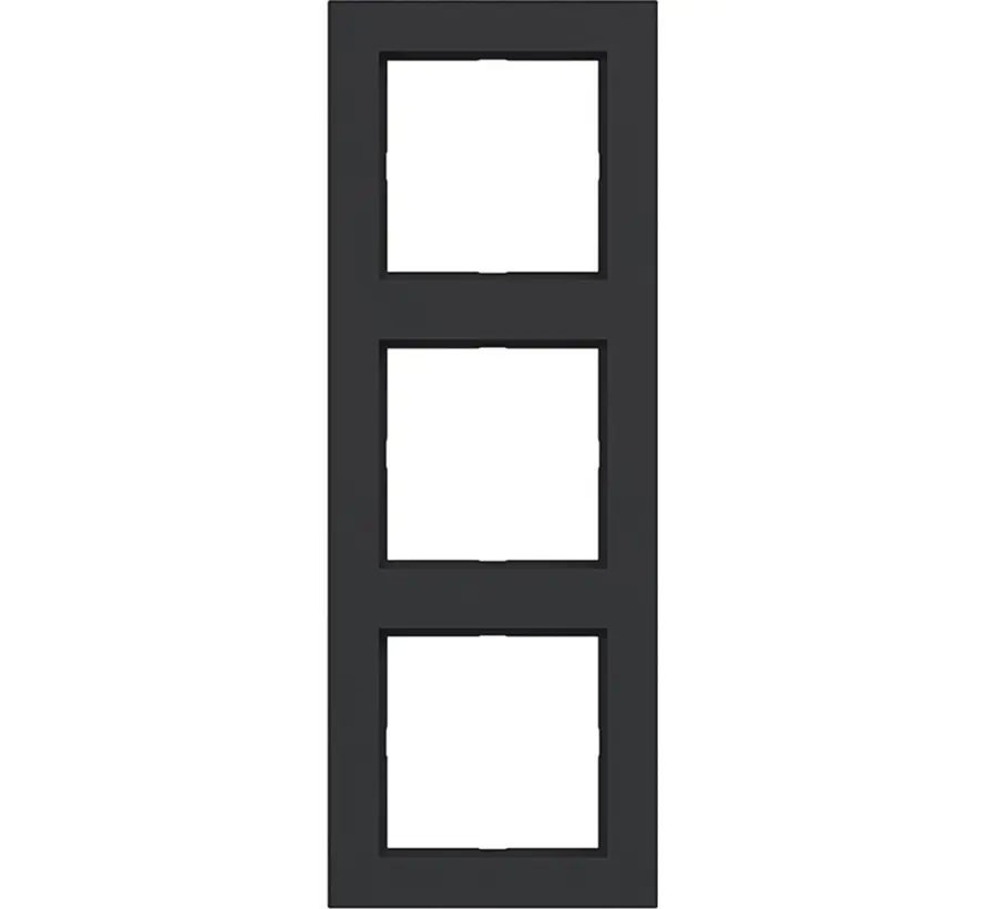 afdekraam 3-voudig A1 nachtzwart mat (WAD6300BM)