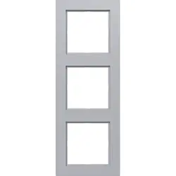 Hager Berker afdekraam 3-voudig A1 titaan mat (WAD6300TA)