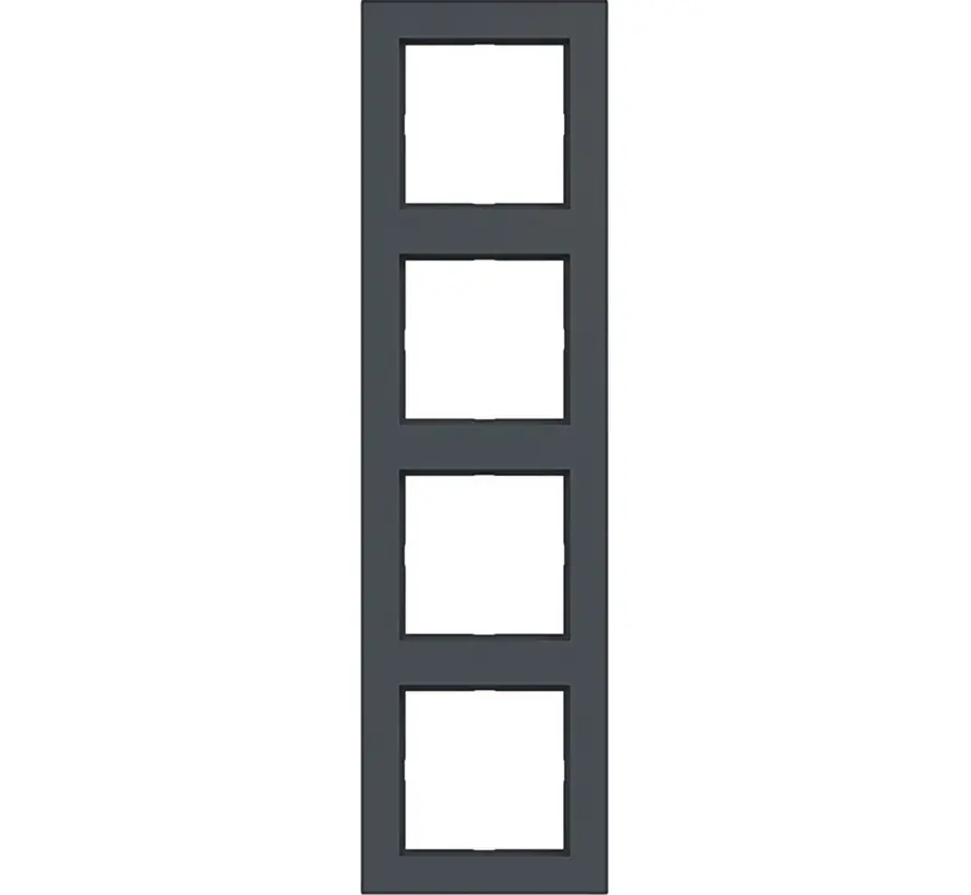 afdekraam 4-voudig A1 antraciet mat (WAD6400AT)