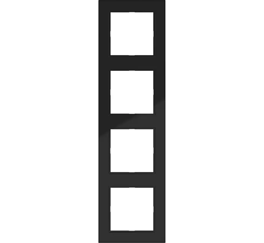afdekraam 4-voudig A1 nachtzwart glans (WAD6400BG)