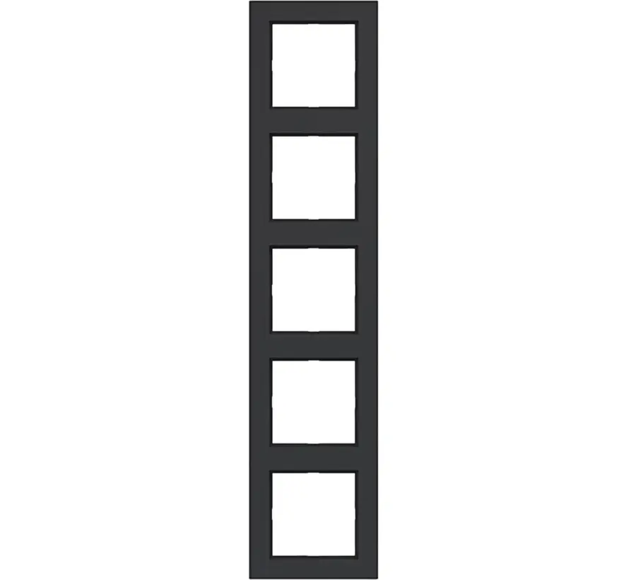 afdekraam 5-voudig A1 nachtzwart mat (WAD6500BM)