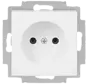 wandcontactdoos zonder randaarde Balance SI wit glans (2300 UC-914-500)