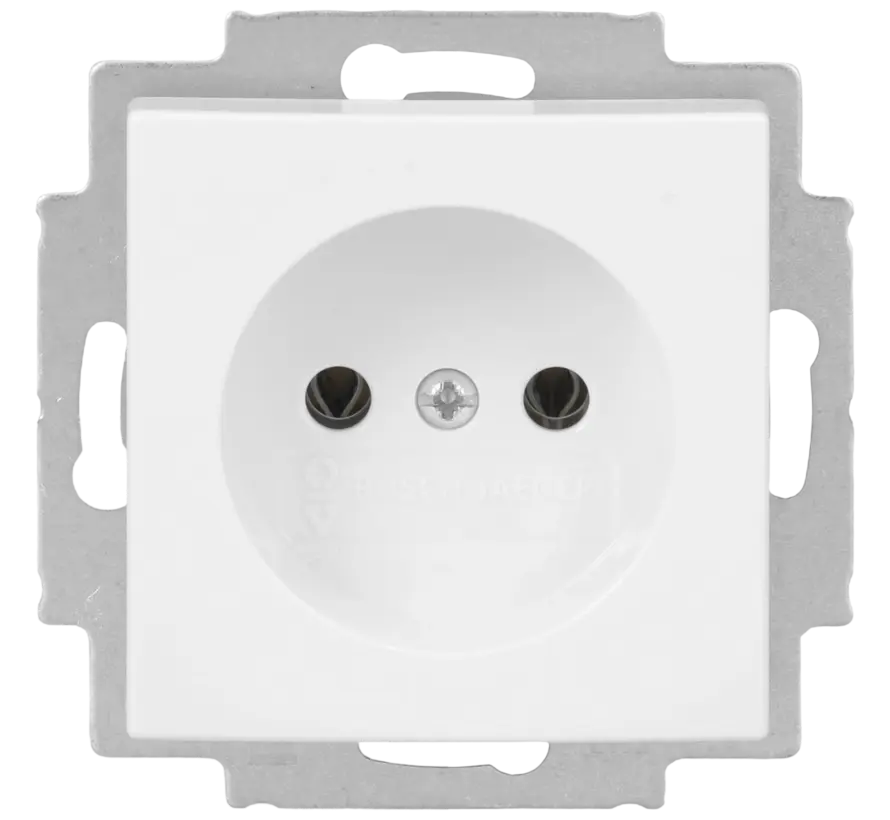 wandcontactdoos zonder randaarde Balance SI wit glans (2300 UC-914-500)