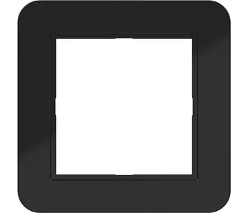 Hager Berker afdekraam 1-voudig C1 nachtzwart glans (WAD7100BG)