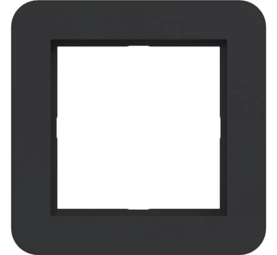 afdekraam 1-voudig C1 nachtzwart mat (WAD7100BM)