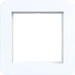 Hager Berker afdekraam 1-voudig C1 lichtwit glans (WAD7100WG)