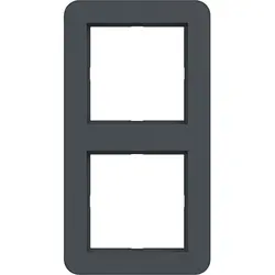 Hager Berker afdekraam 2-voudig C1 antraciet mat (WAD7200AT)