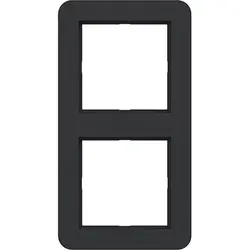 Hager Berker afdekraam 2-voudig C1 nachtzwart mat (WAD7200BM)