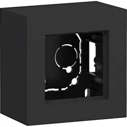 Hager Berker opbouwbak 1-voudig A8 nachtzwart mat (WAD8110BM)