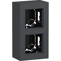 Hager Berker opbouwbak 2-voudig A8 antraciet mat (WAD8210AT)