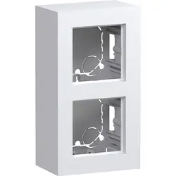 Hager Berker opbouwbak 2-voudig A8 lichtwit mat (WAD8210WM)