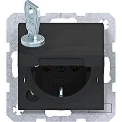 Hager Berker schuko-wcd zlf.vgr.stk. zw.mt